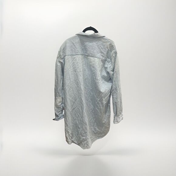 Frank & Eileen $328 Mary Famous Denim Dress in Classic Blue; Small - Picture 4 of 4